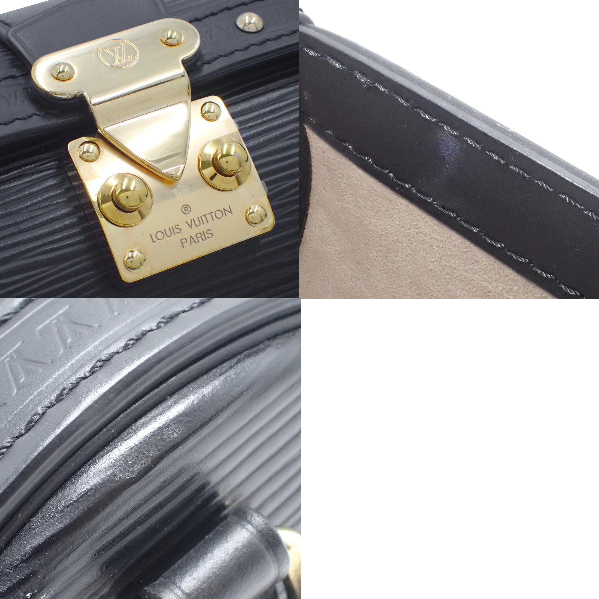 Epi Papillon Trunk,Epi皮革,黑色,M58655