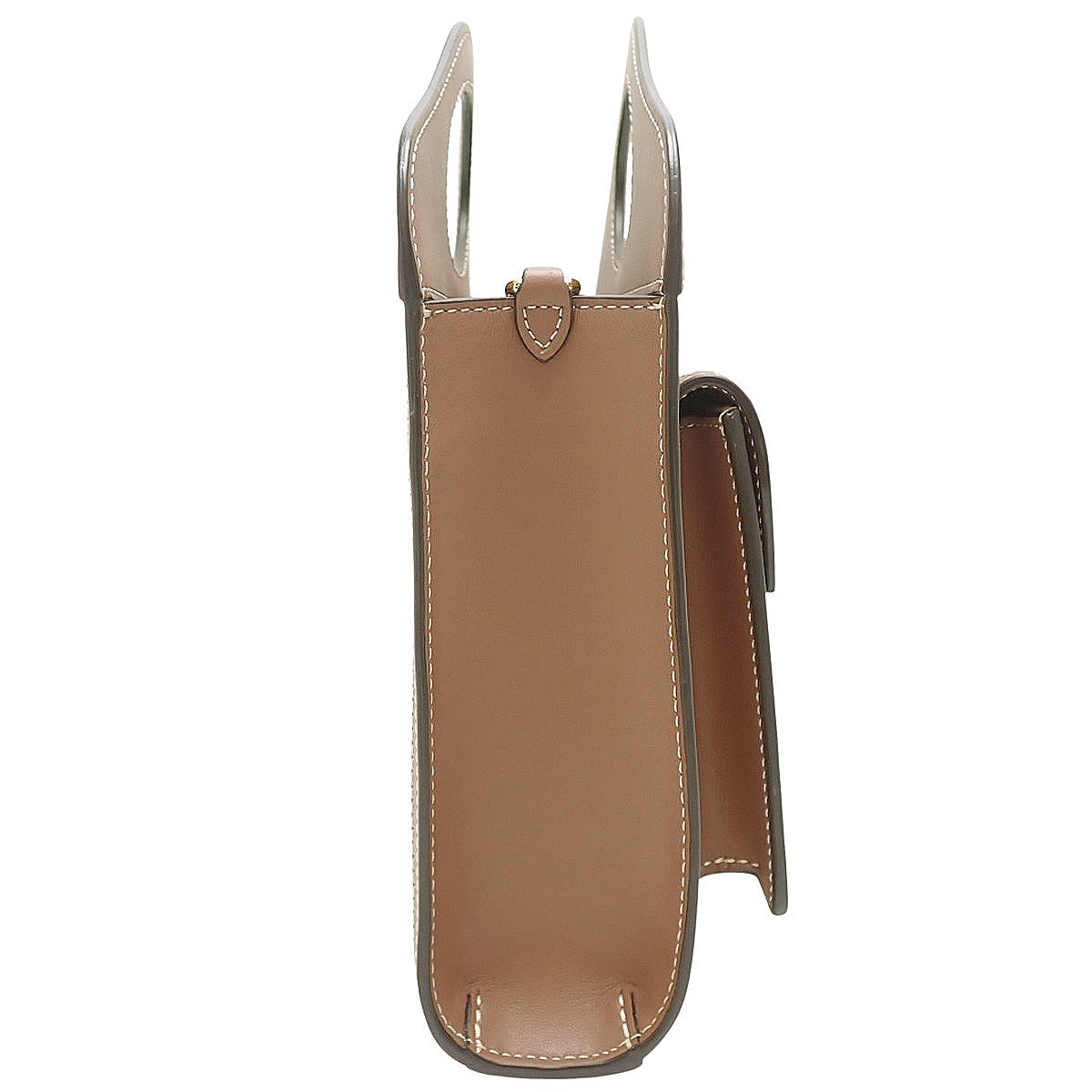 迷你口袋包 帆布和皮革 天然色/麦芽棕色 80393611