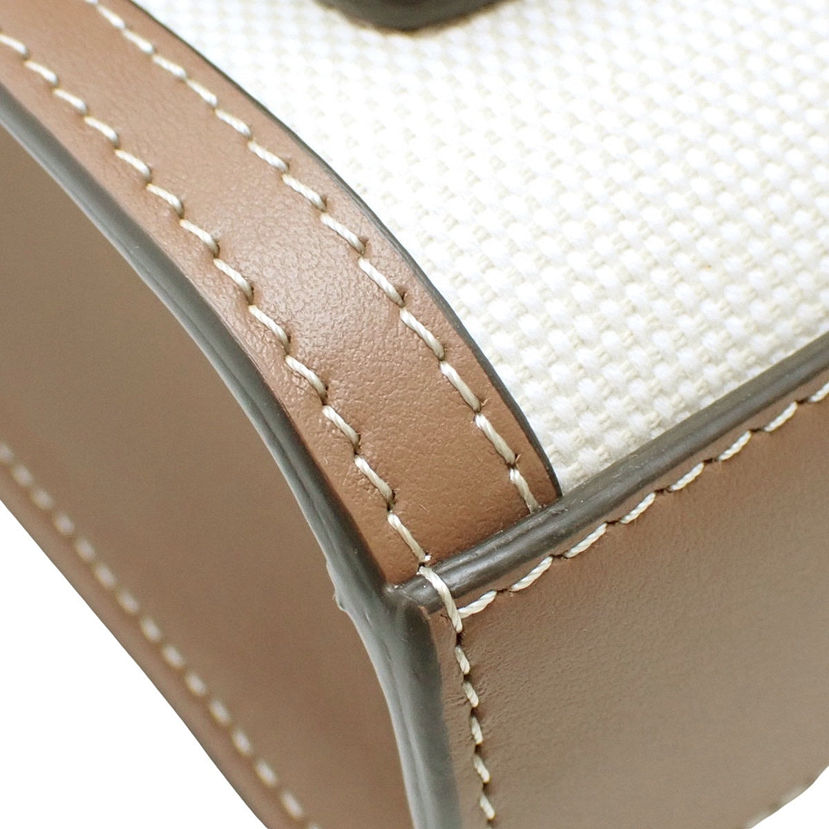 迷你口袋包 帆布和皮革 天然色/麦芽棕色 80393611