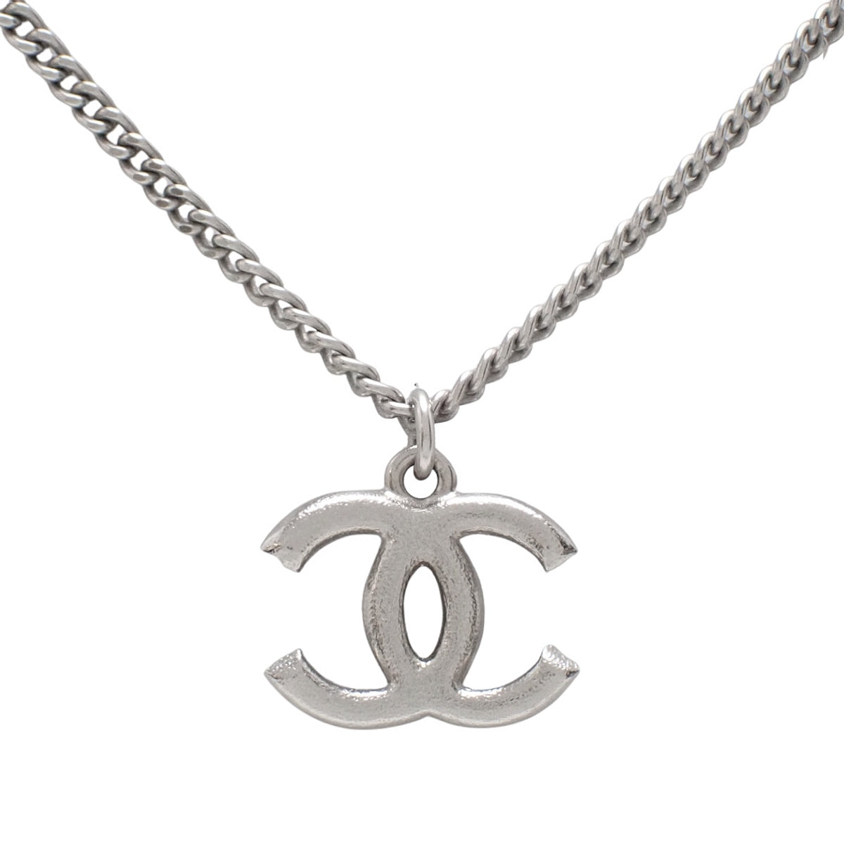 Coco Mark Necklace, Metal, Fake Pearl