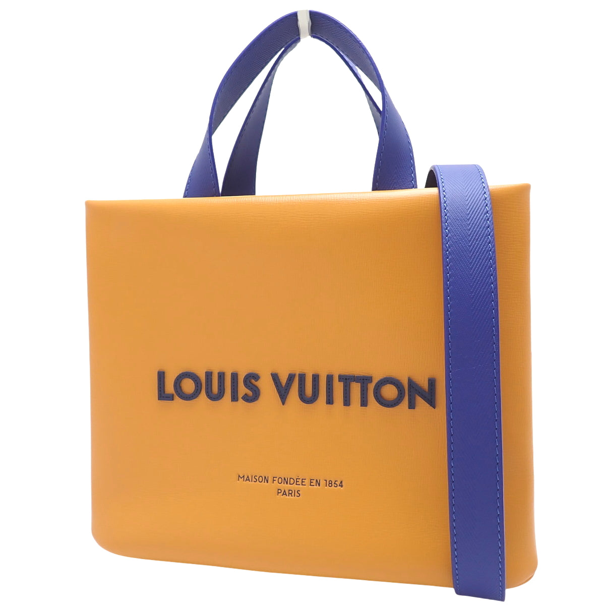 购物袋迷你款,小牛皮,藏红花色,M15237