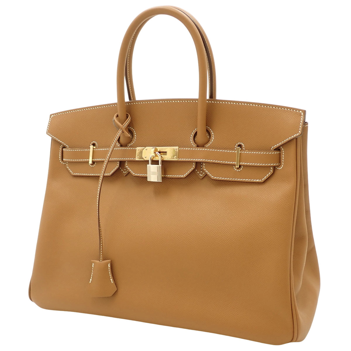 Birkin 35, Epsom calfskin, gold, gold hardware, □J stamp.