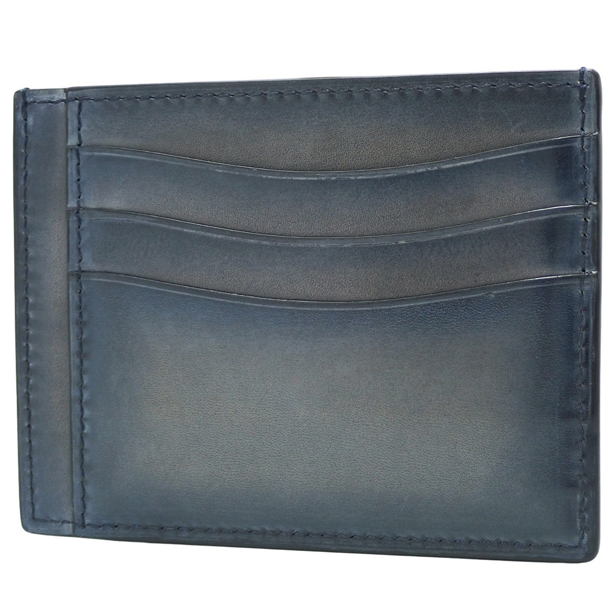 Calligraphy Bamboo Tetris Card Holder, Scriptor Leather