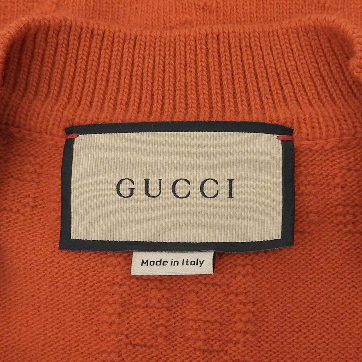 GG pattern knit vest, 2022, size M