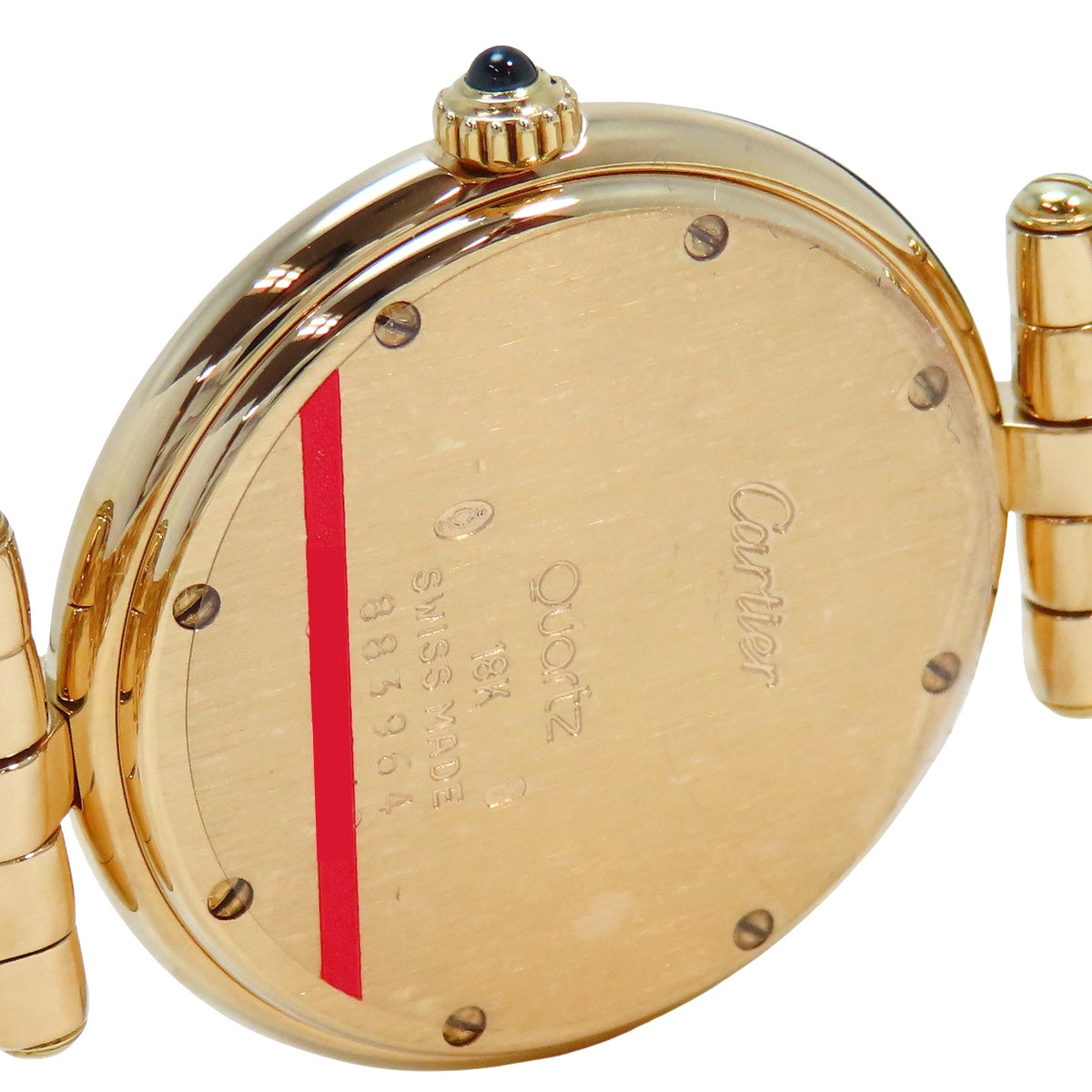 Panthère Vendôme LM YG 石英 白色 男士腕表