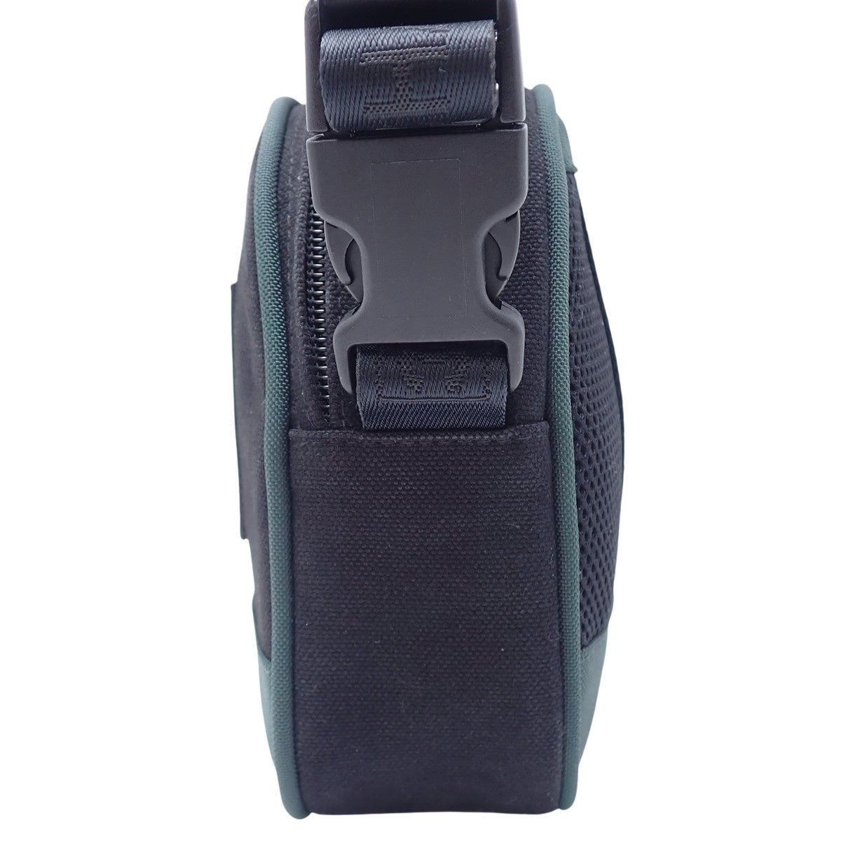 スポーツライン ココマーク ミニショルダーバッグ キャンバス ブラック グリーン A23300