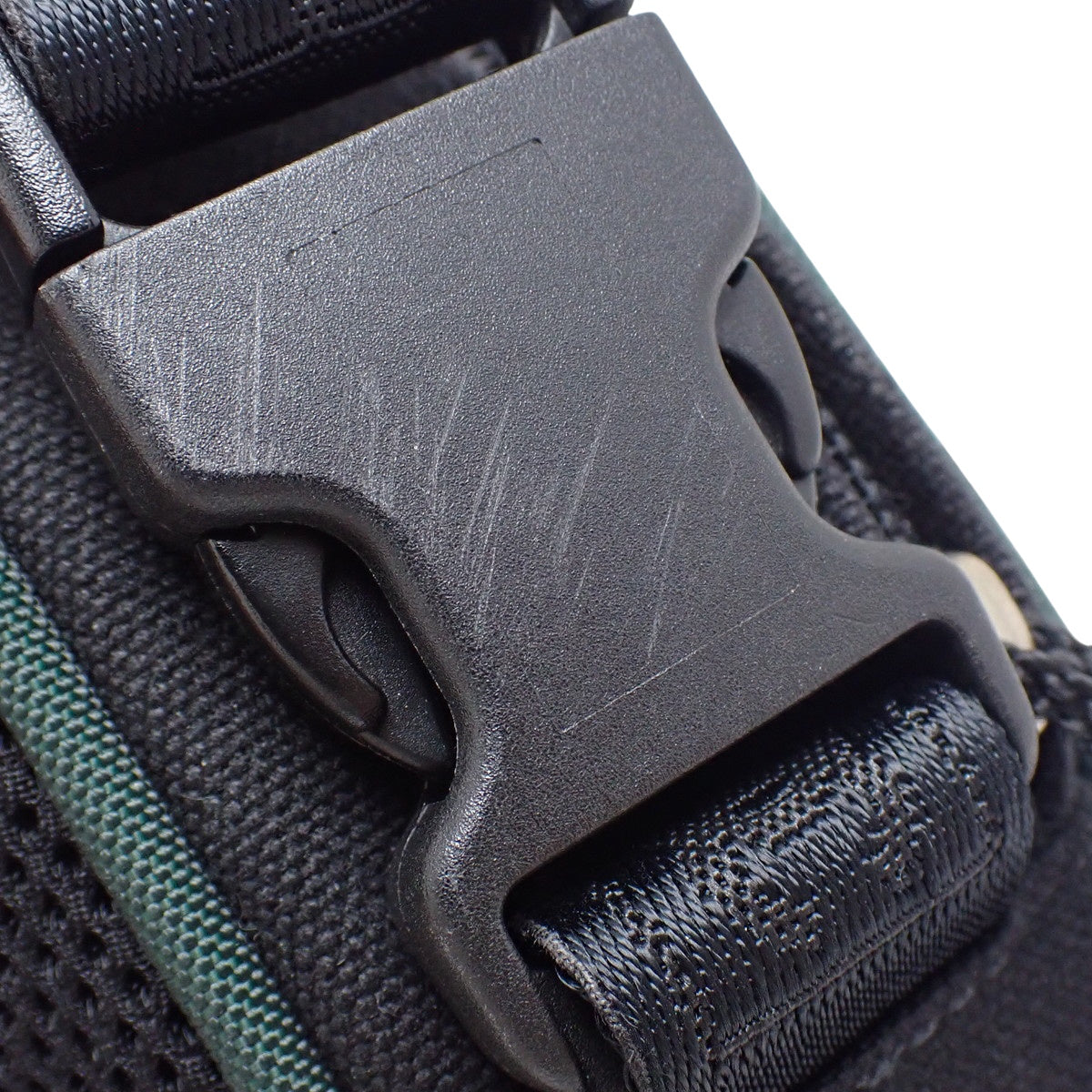 スポーツライン ココマーク ミニショルダーバッグ キャンバス ブラック グリーン A23300