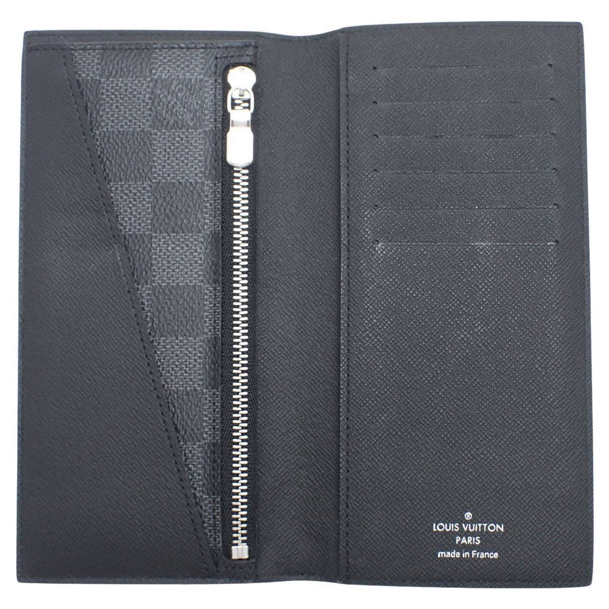 Damier Graphite Alexandre NM 钱包,Damier Graphite帆布材质,黑色灰色,N64414,长款钱包,双折钱包,两折钱包。