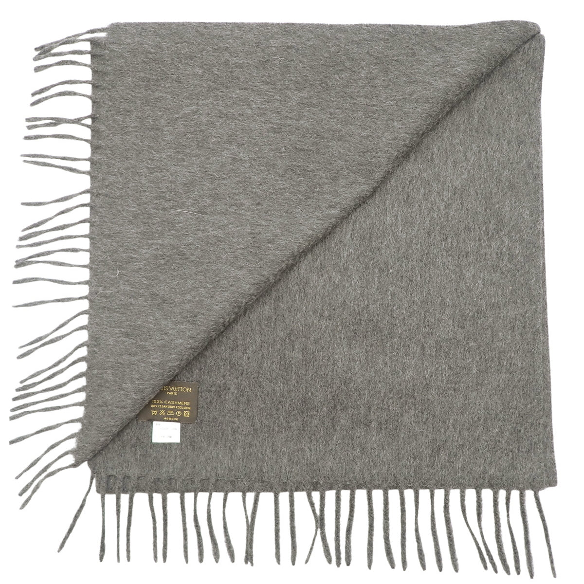 カシミヤ マフラー LVロゴ アパレル ファッション小物 カシミヤ