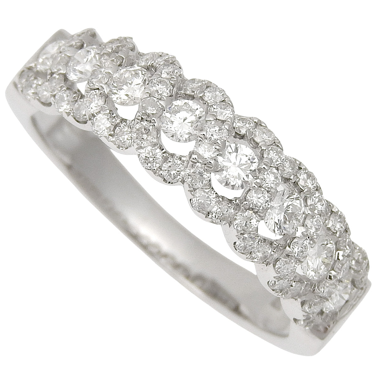 Diamond Ring D0.85 K18 White Gold WG