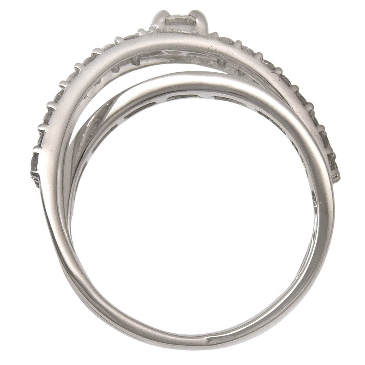 3連風 ダイヤモンド リング D1.00 ホワイトゴールド K18WG