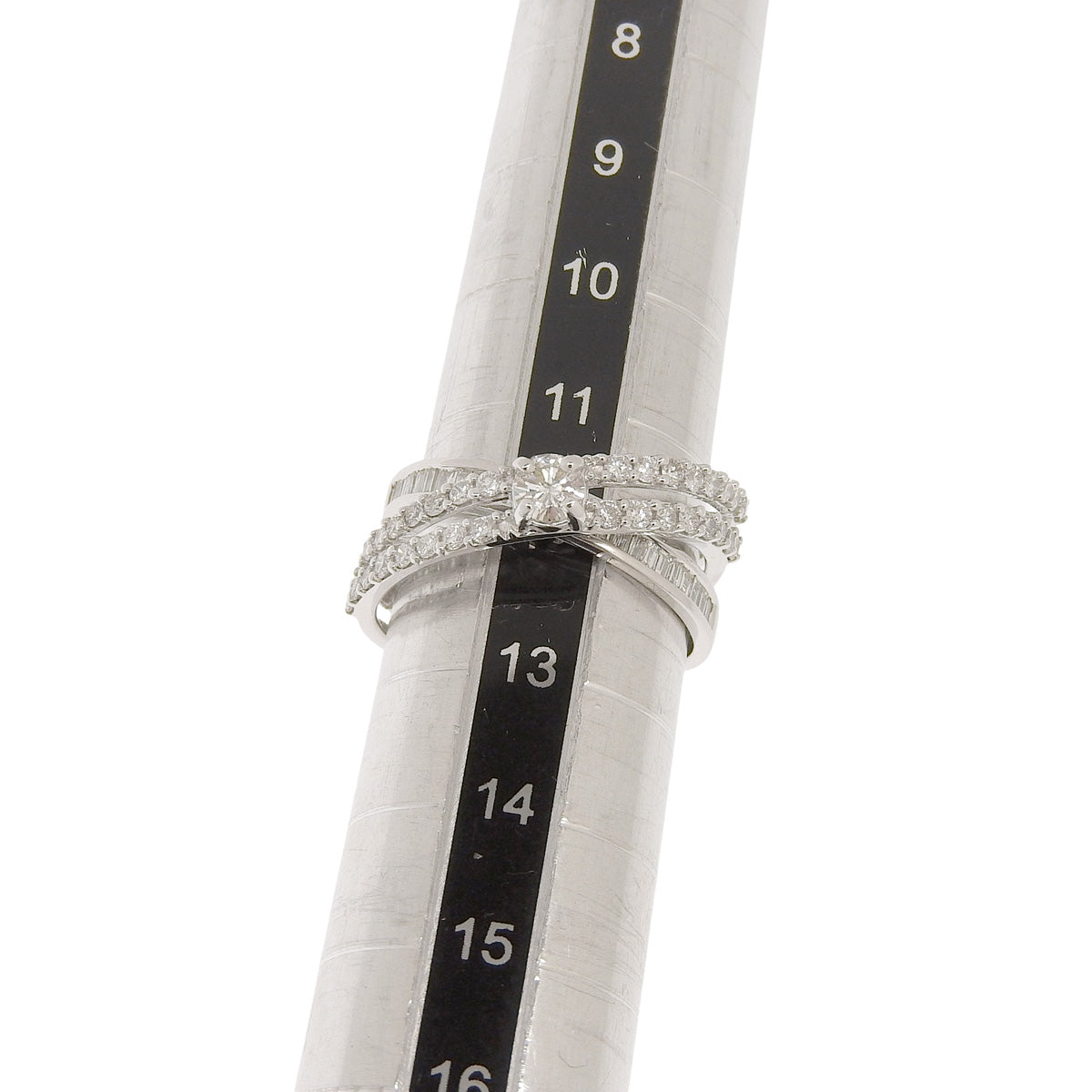 3連風 ダイヤモンド リング D1.00 ホワイトゴールド K18WG