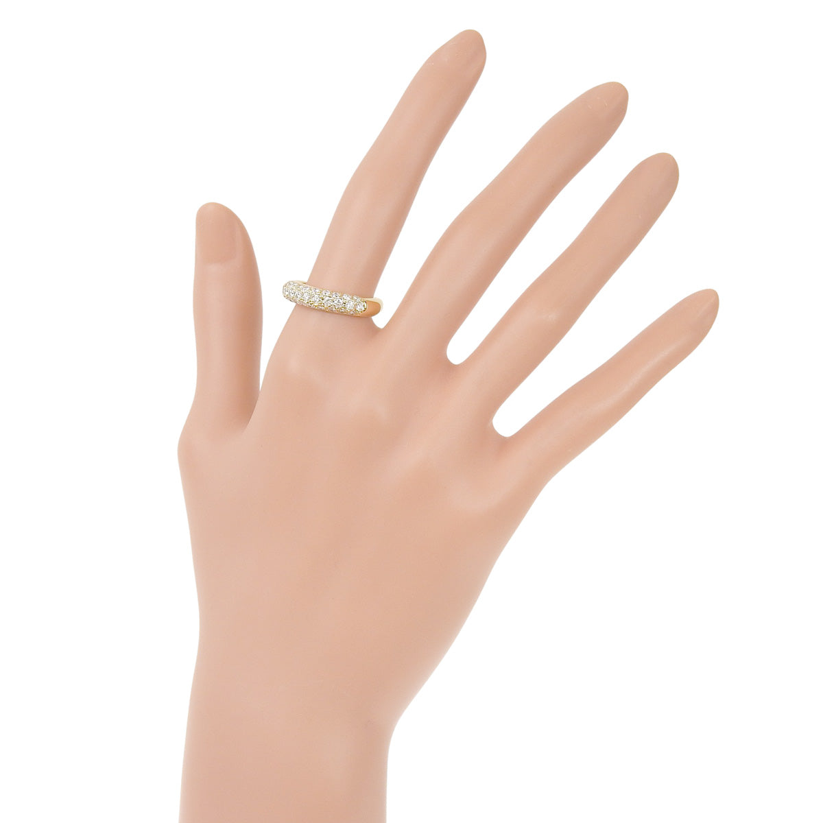 ダイヤモンド リング D0.77 イエローゴールド K18YG