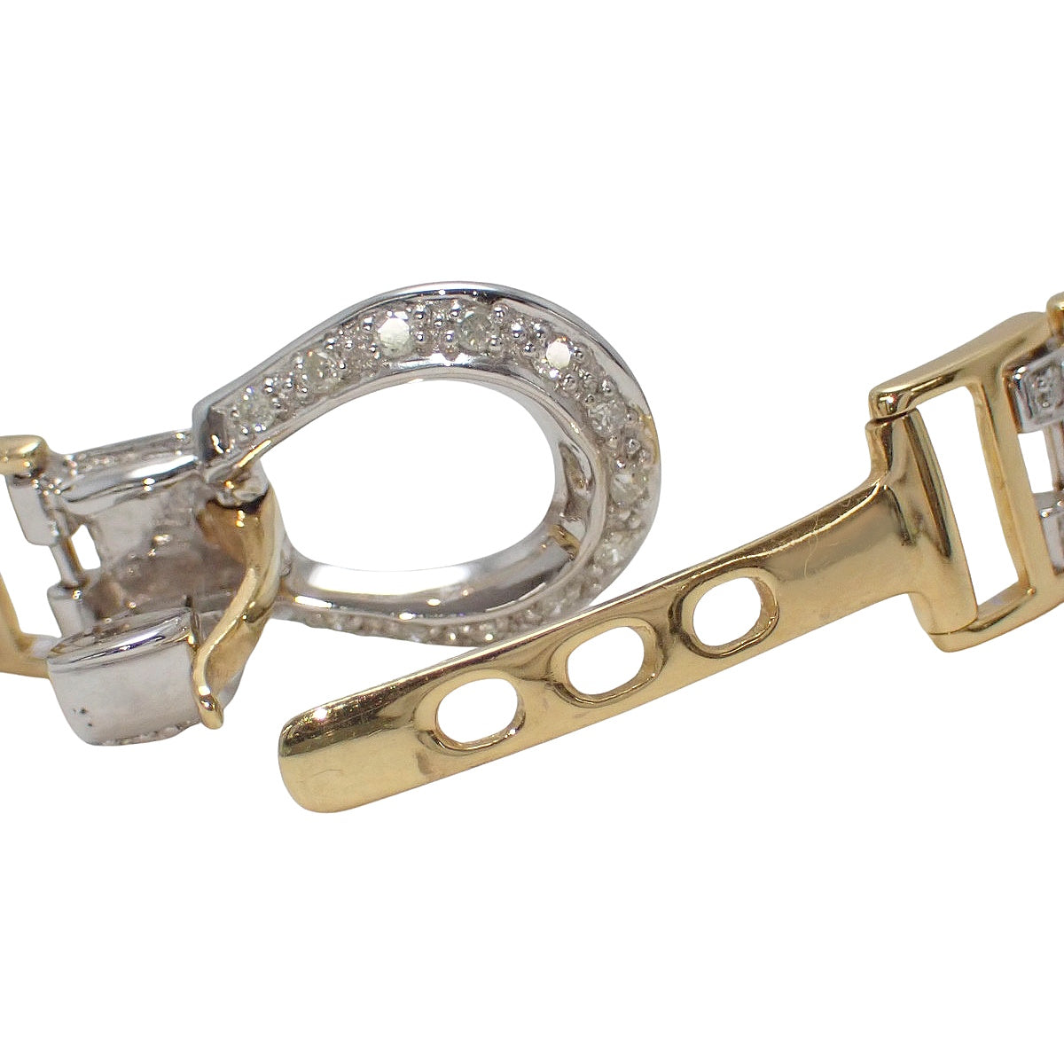 ダイヤモンド ブレスレット D1.10 イエローゴールド K18YG ホワイトゴールド K18WG アクセサリー ジュエリー パヴェダイヤ