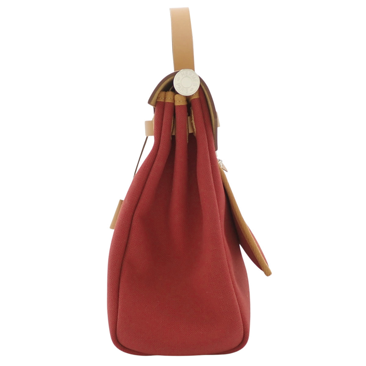 【未使用】エールバッグジップPM トワルミリタリー ヴァッシュハンター パラジウム金具 ルージュグレナ/ナチュラルサブレ シルバー金具 B刻印