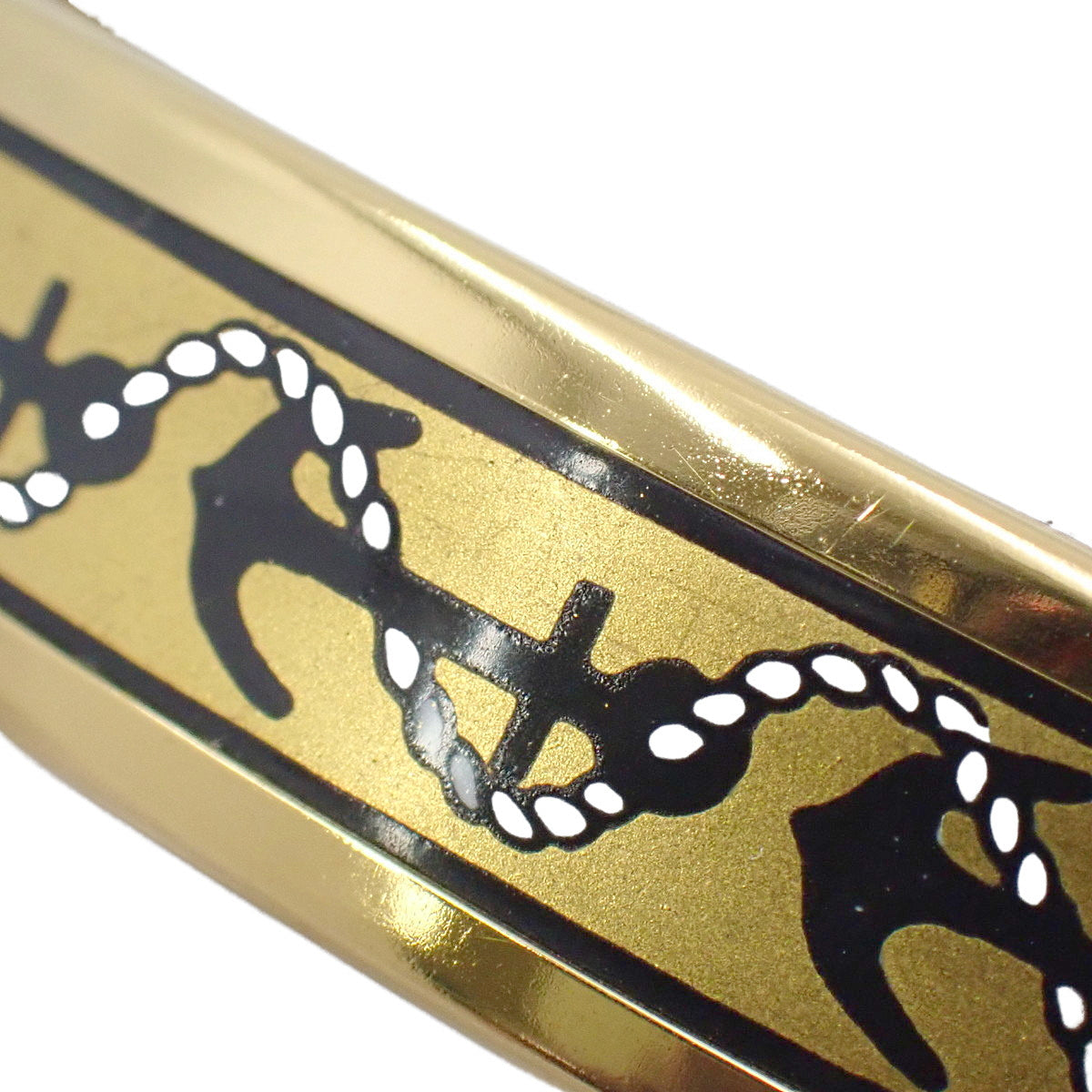 エマイユPM メタル(GP) ブレスレット アクセサリー 碇 イカリ マリン柄 七宝焼き