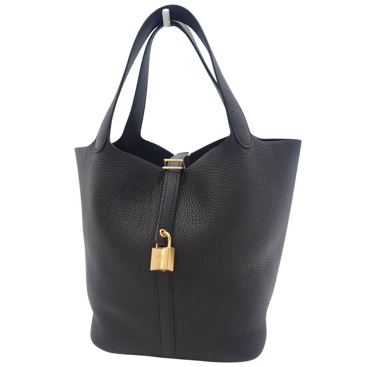 ピコタンロックMM トリヨンクレマンス ブラック ゴールド金具 W刻印