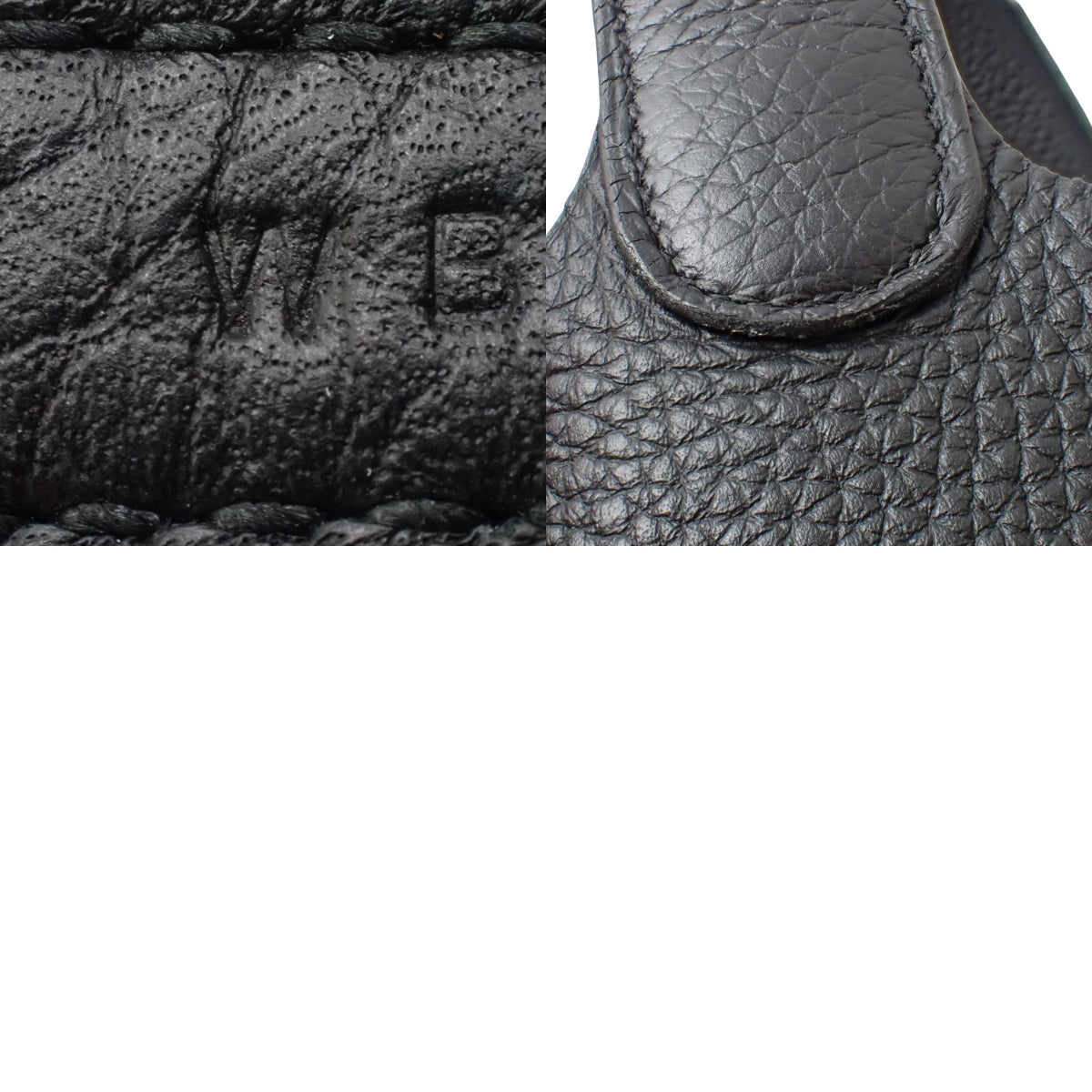 Picotin Lock MM,Taurillon Clemence皮革,黑色,金色五金件,W刻印