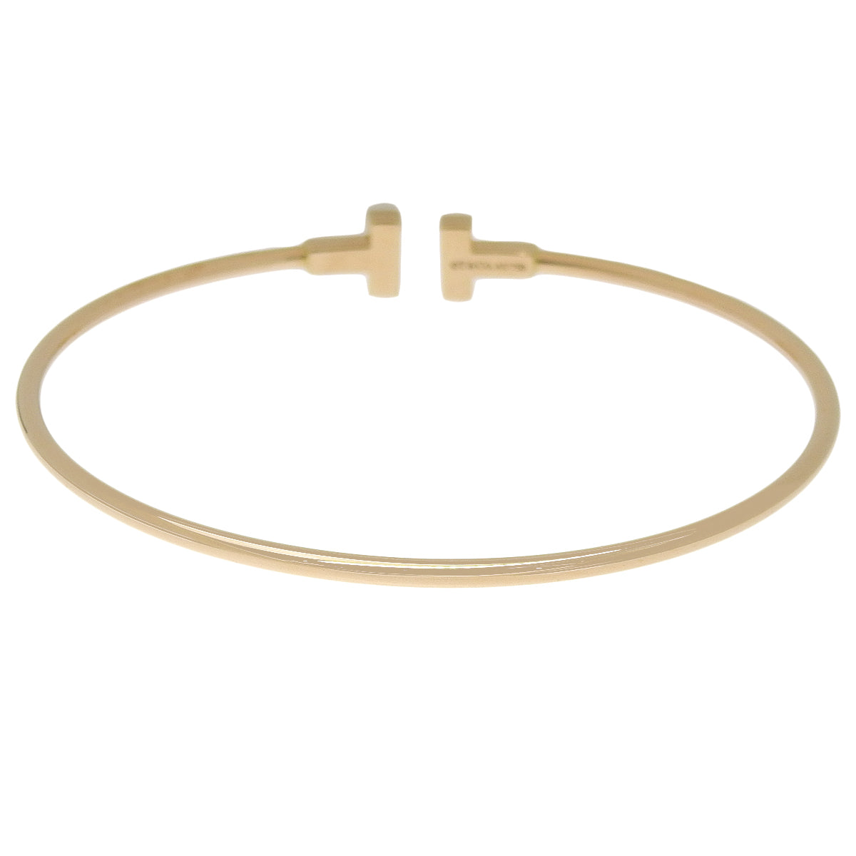 ナロー ワイヤー ブレスレット ピンクゴールド K18PG