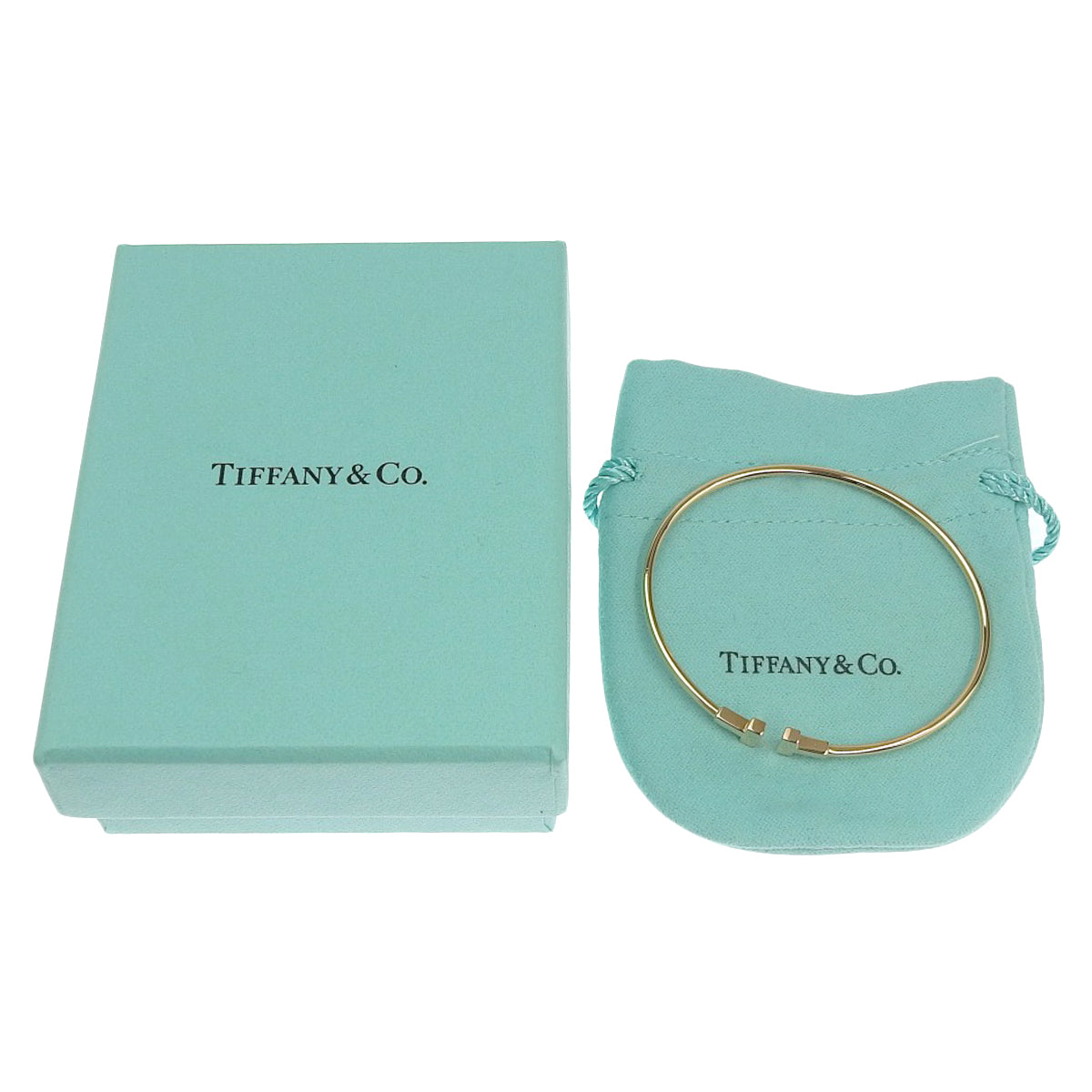 K18PG 玫瑰金窄线手镯