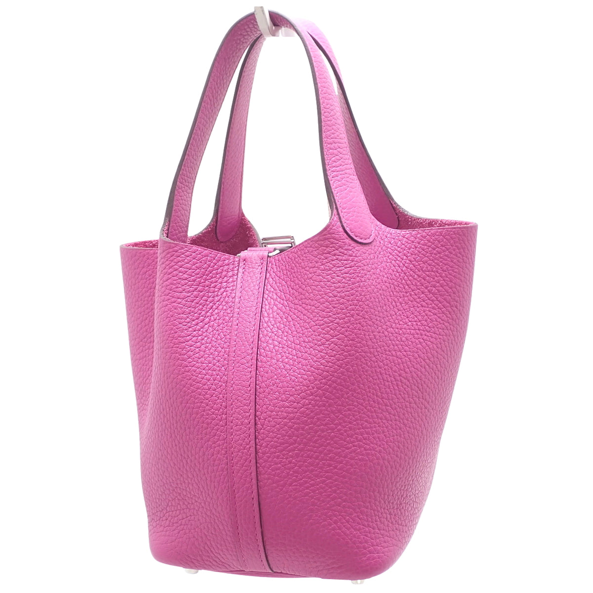 Picotin PM,Taurillon Clemence皮革,木兰色,银色五金件,C刻印。