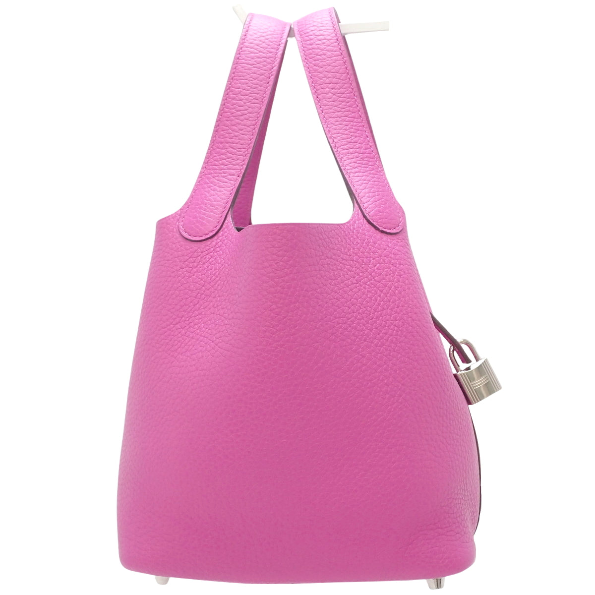 Picotin PM,Taurillon Clemence皮革,木兰色,银色五金件,C刻印。