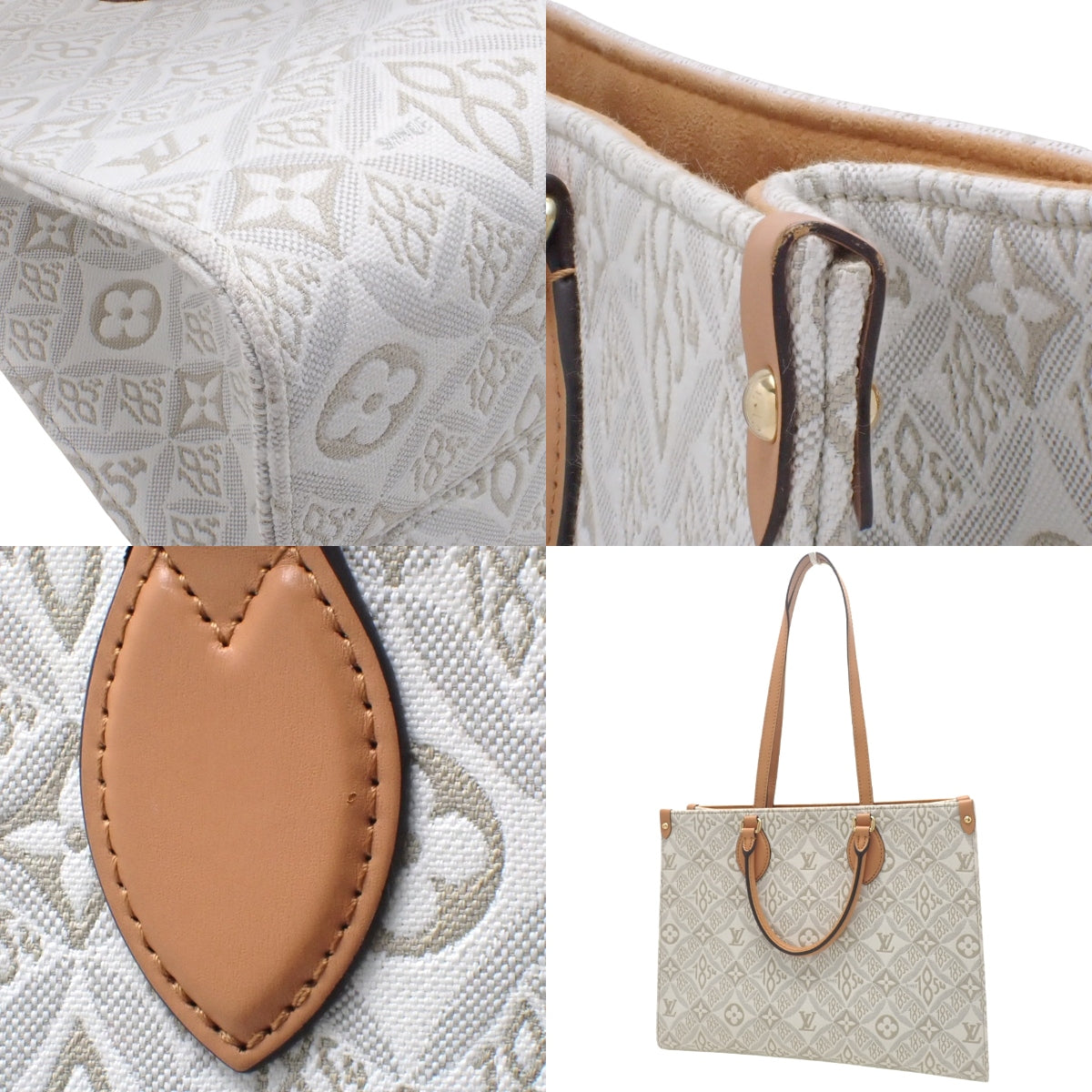 Monogram Jacquard Since 1854 OnTheGo MM Ecru Caramel M59614