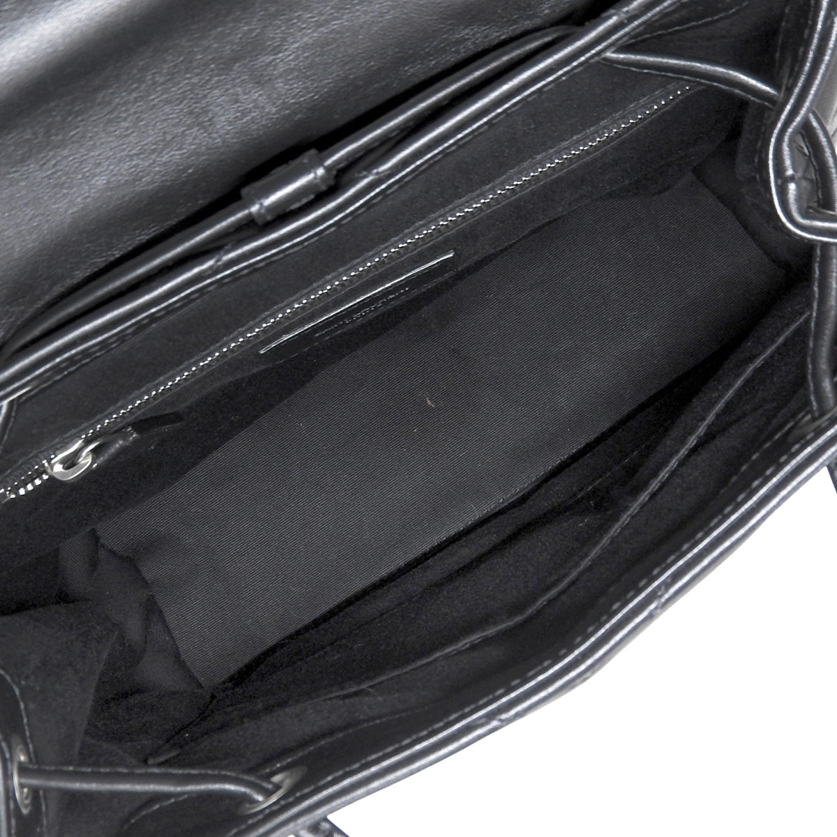 Lulu Backpack, Leather, Black, 487220