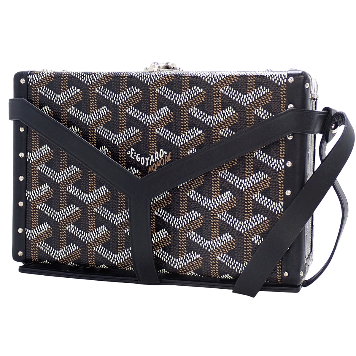 Midi-sized trunk bag in black, MINA08PMLTY01CL01P