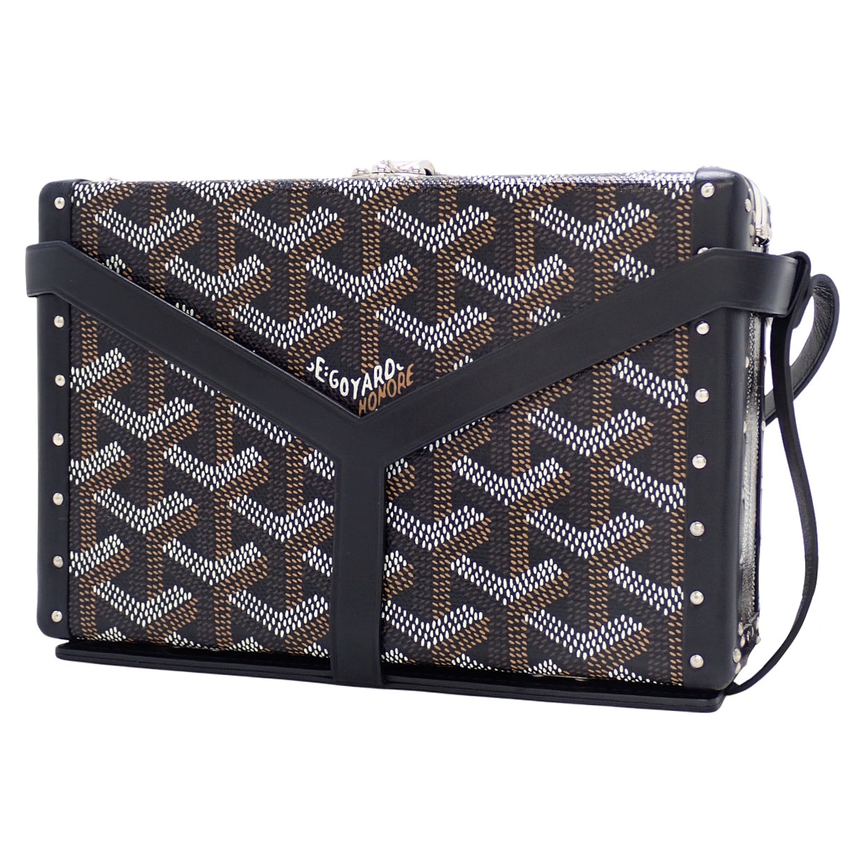 Midi-sized trunk bag in black, MINA08PMLTY01CL01P