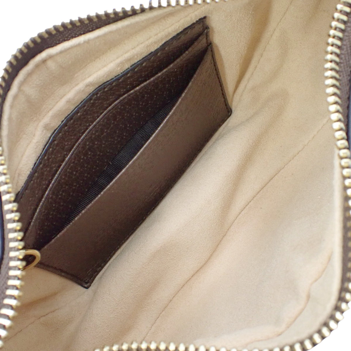 Ophidia GG Mini Bag in GG Supreme Canvas and Leather, Beige, Brown, and Green, 658551