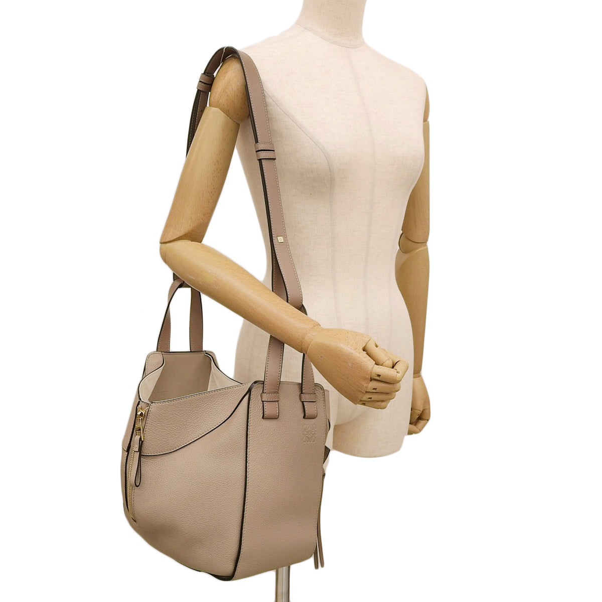 Hammock Small Bag, Calfskin, Sand, A538S35X51