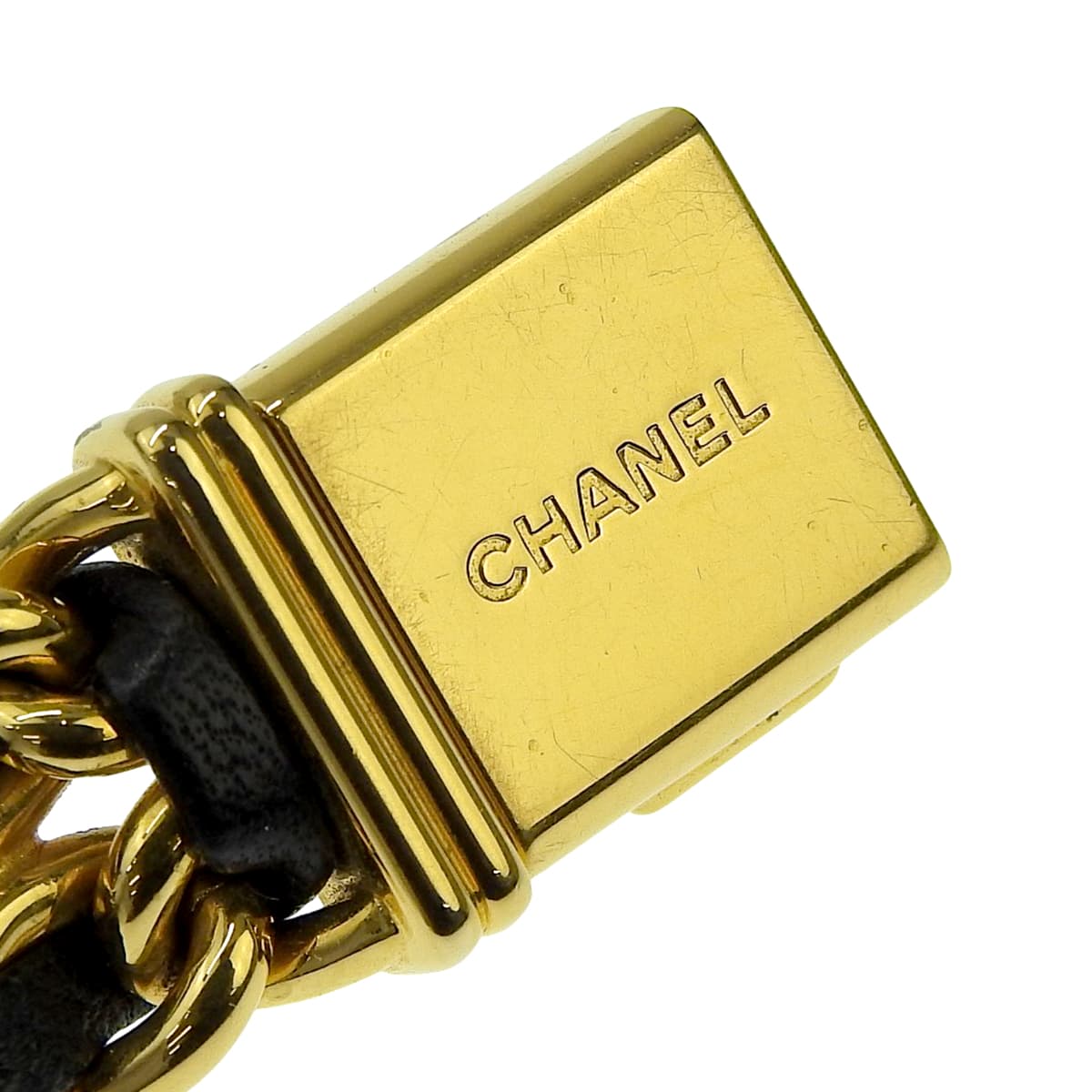 プルミエール L H0001 GP/革 ブラック クオーツ