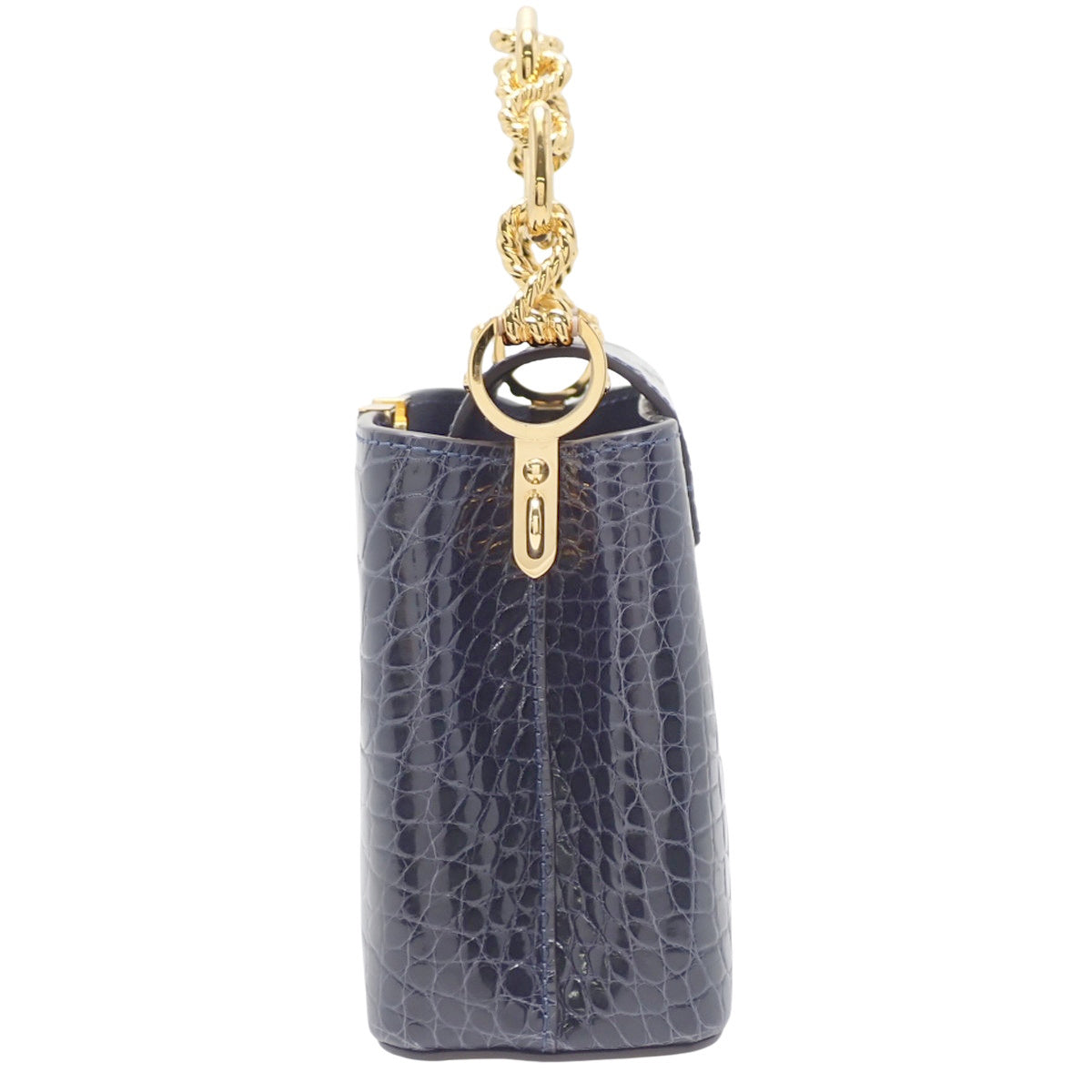 Capucine Mini, Crocodile, Navy