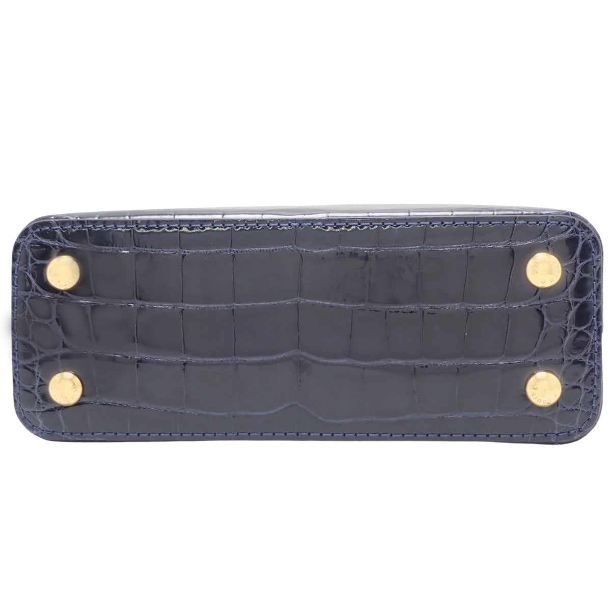 Capucine Mini, Crocodile, Navy
