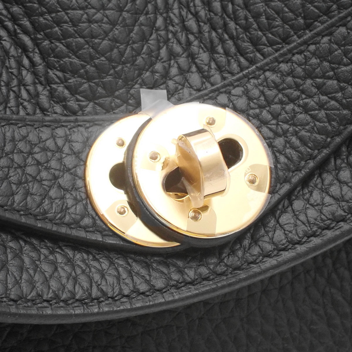 【未使用】Lindy 26 Taurillon Clemence 黑色 金色五金件 W刻印