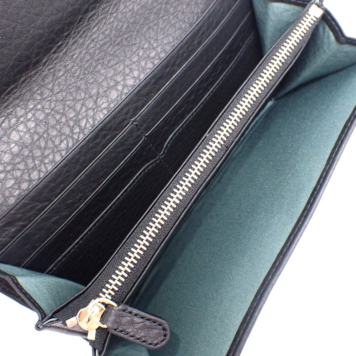 Monete 双折长款钱包 皮革 黑色 35963