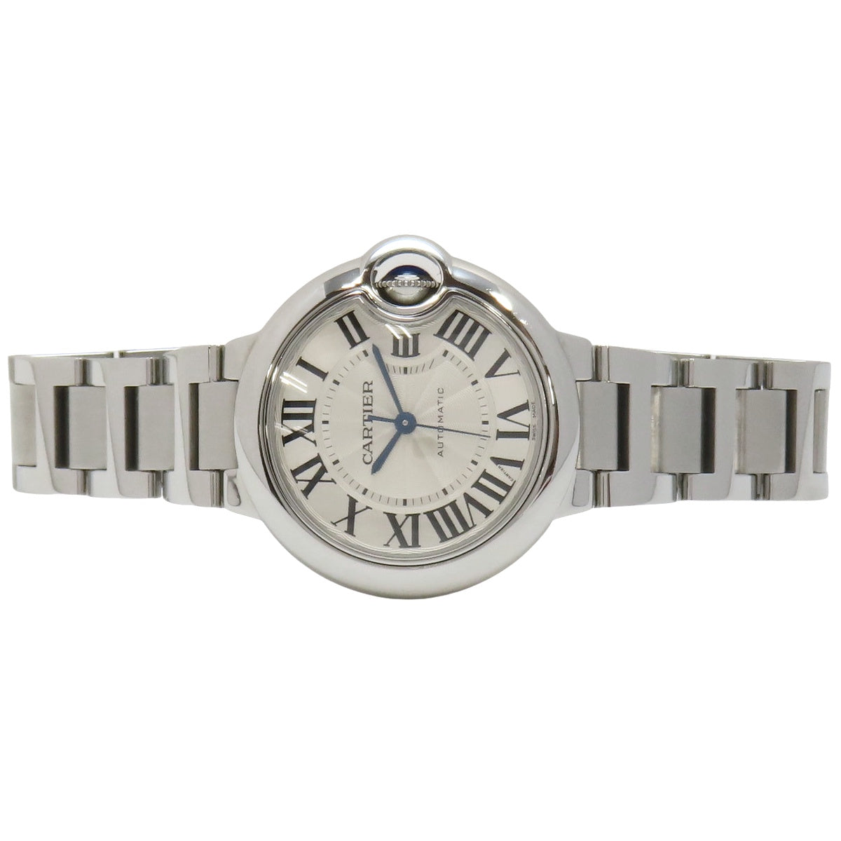 Ballon Bleu 33mm W6920071 SS 银色自动上链女士腕表