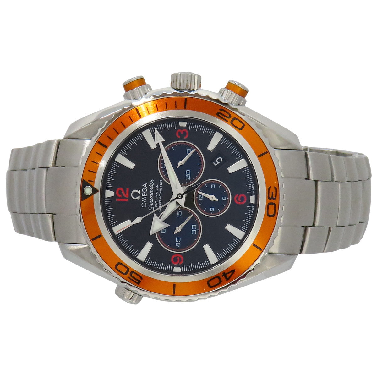 海马系列海洋宇宙计时码表 2218.50 精钢黑色自动男士腕表