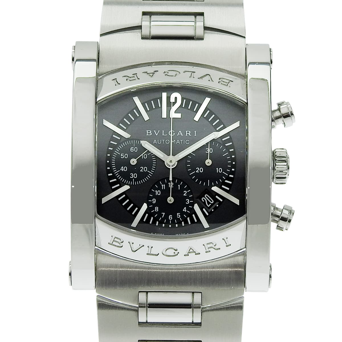 Assioma Chronograph AA44SCH Stainless Steel Navy Automatic Men's Watch