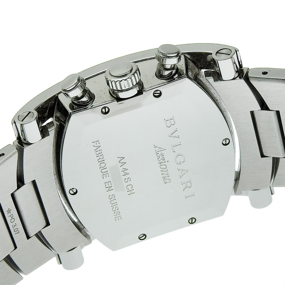 Assioma Chronograph AA44SCH Stainless Steel Navy Automatic Men's Watch