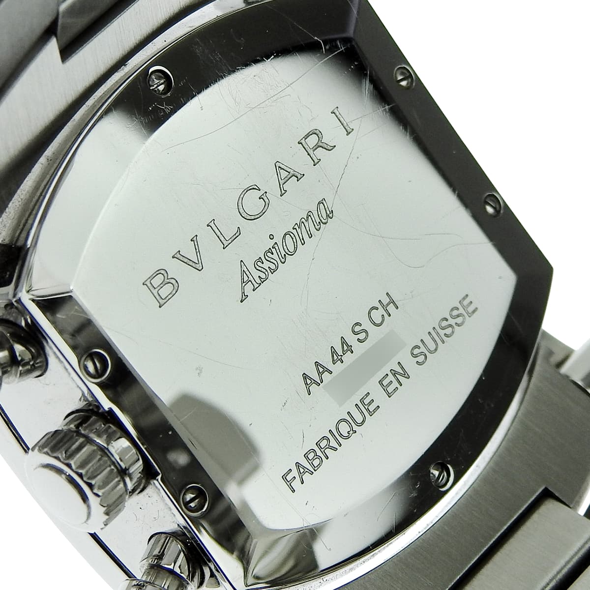 Assioma Chronograph AA44SCH Stainless Steel Navy Automatic Men's Watch