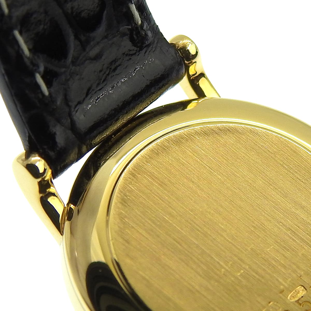 クラシック YG/革 ホワイト クオーツ レディース