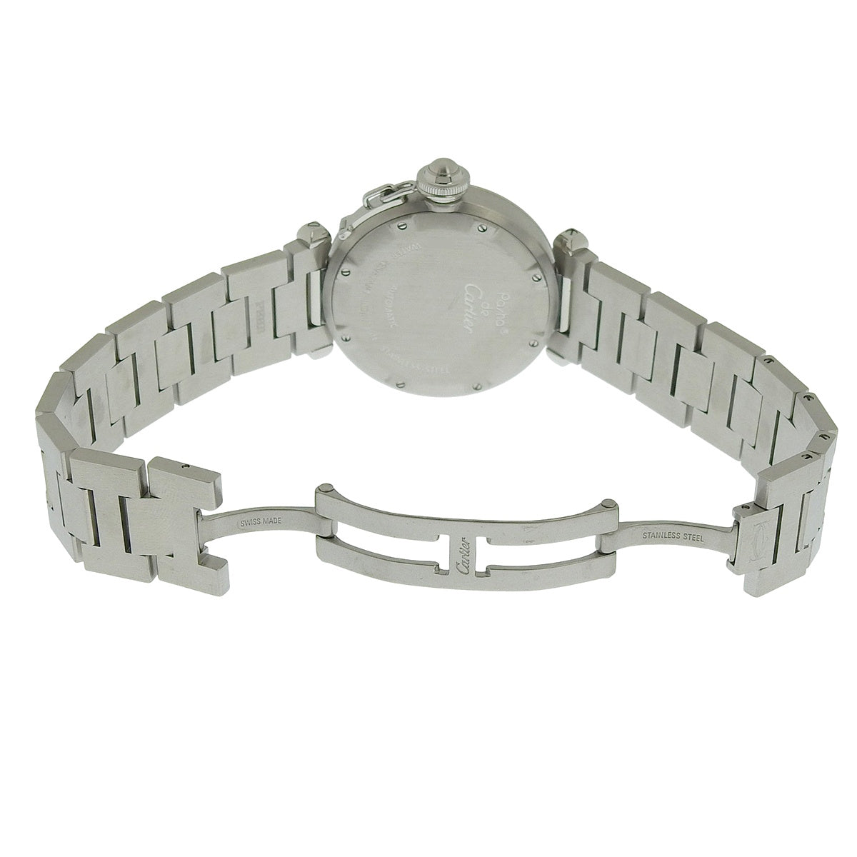 パシャC ビッグデイト W31055M7 SS ホワイト 自動巻き ユニセックス