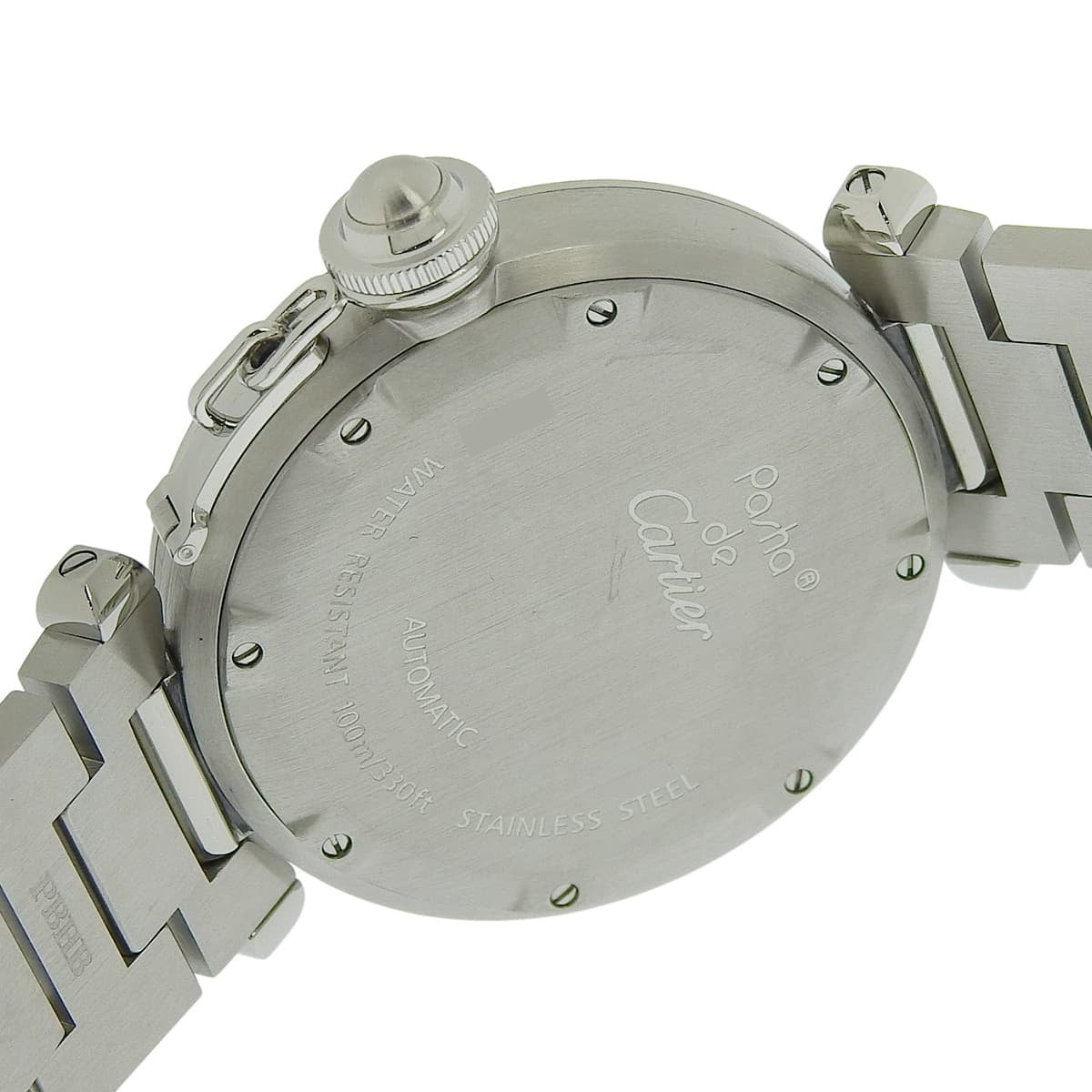 Pasha C Big Date W31055M7 Stainless Steel White Automatic Unisex