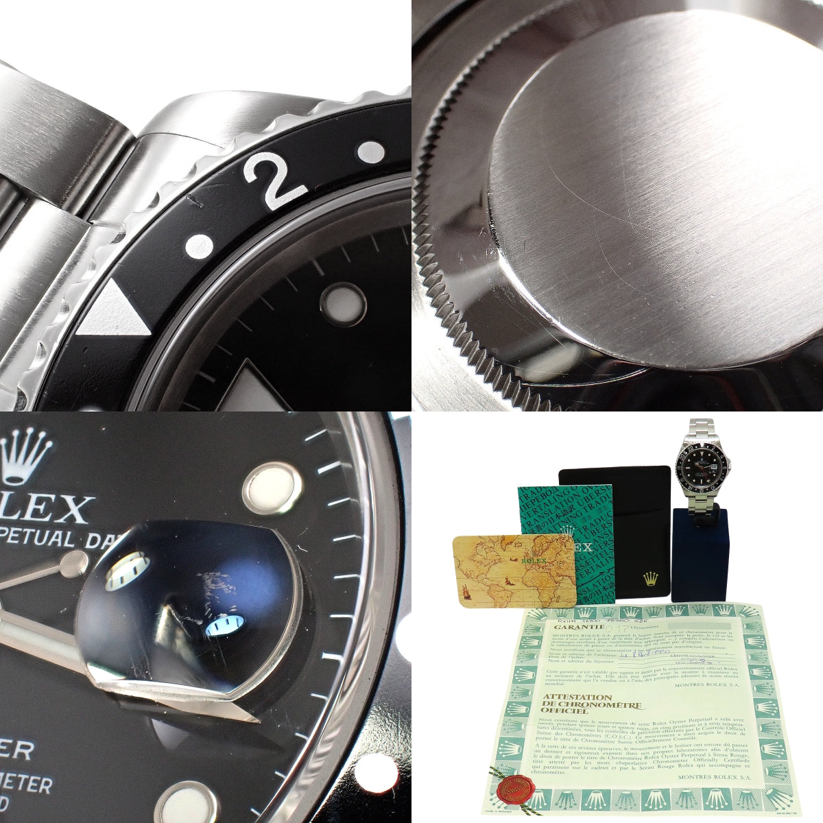 GMT-Master 16700 SS L 编号黑色自动男士腕表