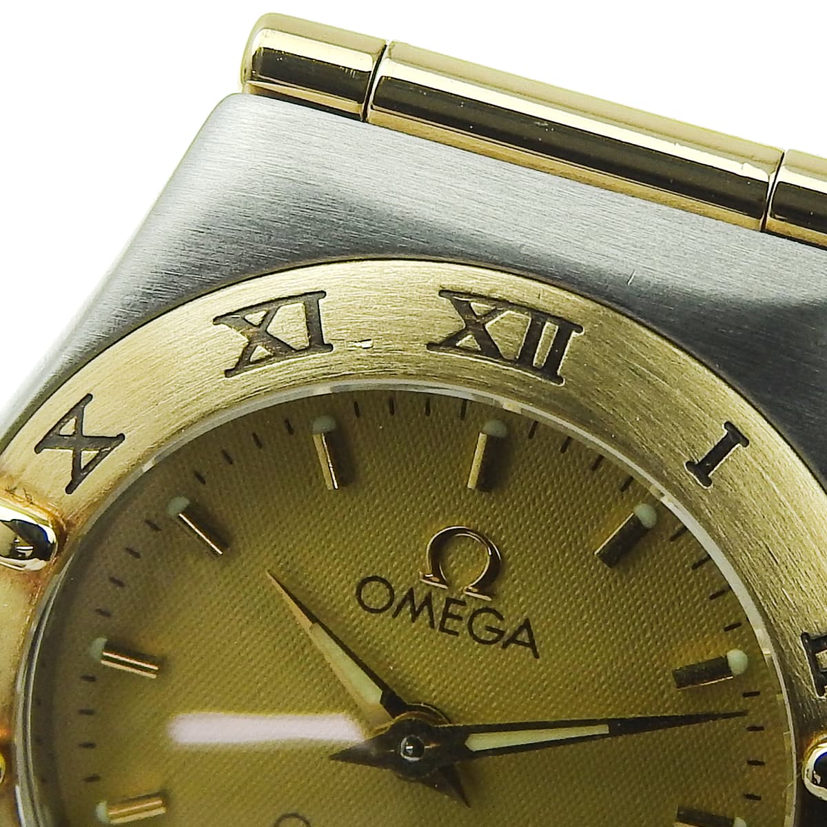 コンステレーション ミニ 1262.1 K18YG×SS ゴールド クオーツ レディース