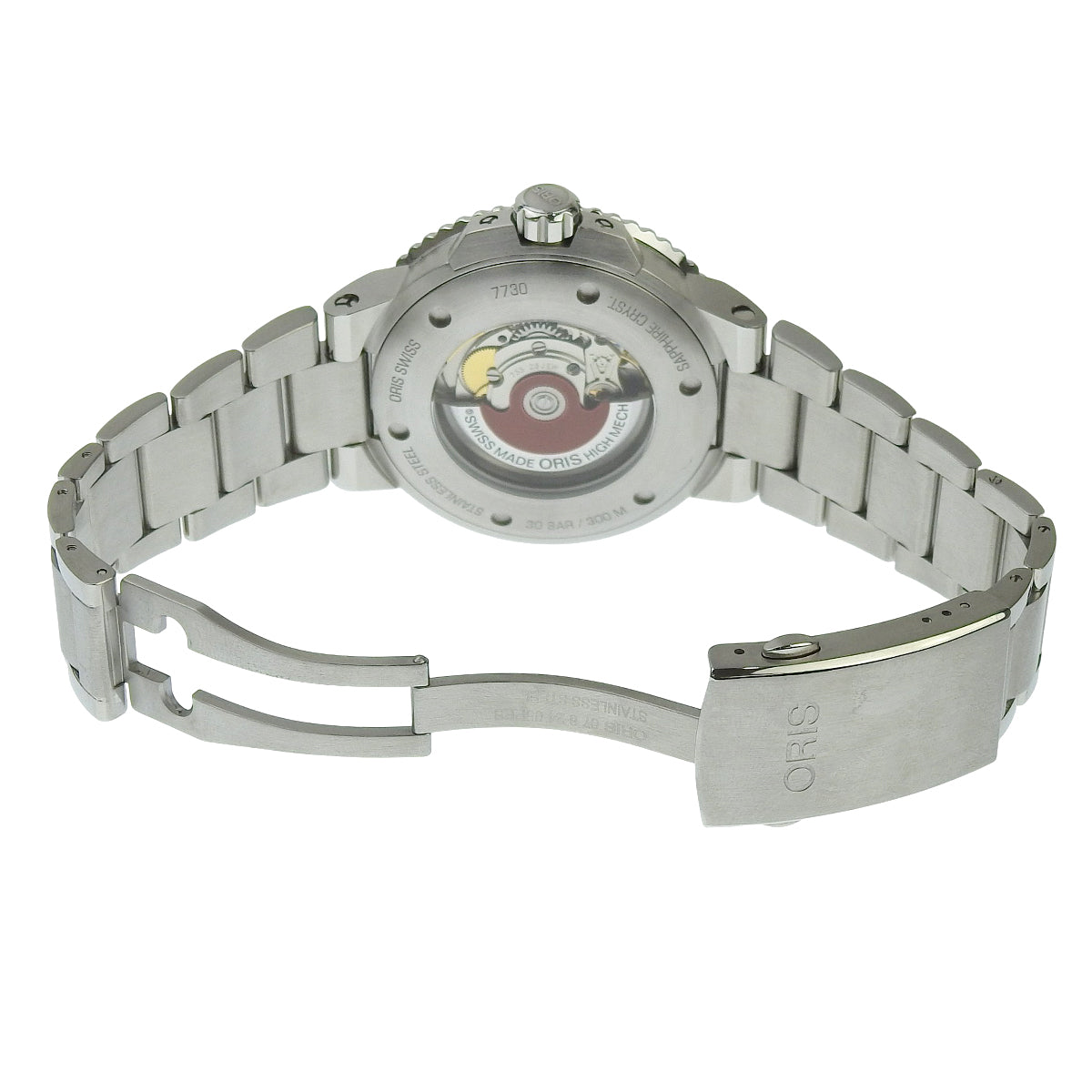 Aquis Date 733 7730 4134-07 不锈钢黑色自动男士腕表