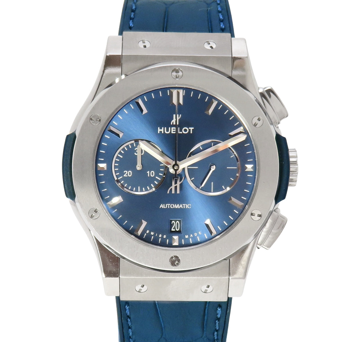 クラシックフュージョン 541.NX.7170.RX TI/ラバー ブルー 自動巻き メンズ