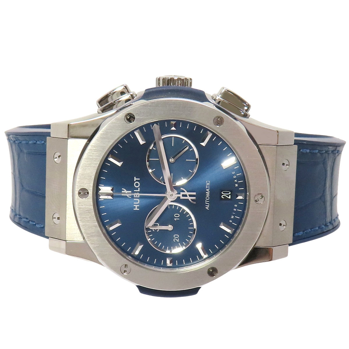 クラシックフュージョン 541.NX.7170.RX TI/ラバー ブルー 自動巻き メンズ